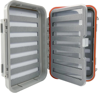 Aventik Waterproof Fly Box with 4-Layer Foam Portable ABS Lightweight Fly Fishing Tackle Storage Case