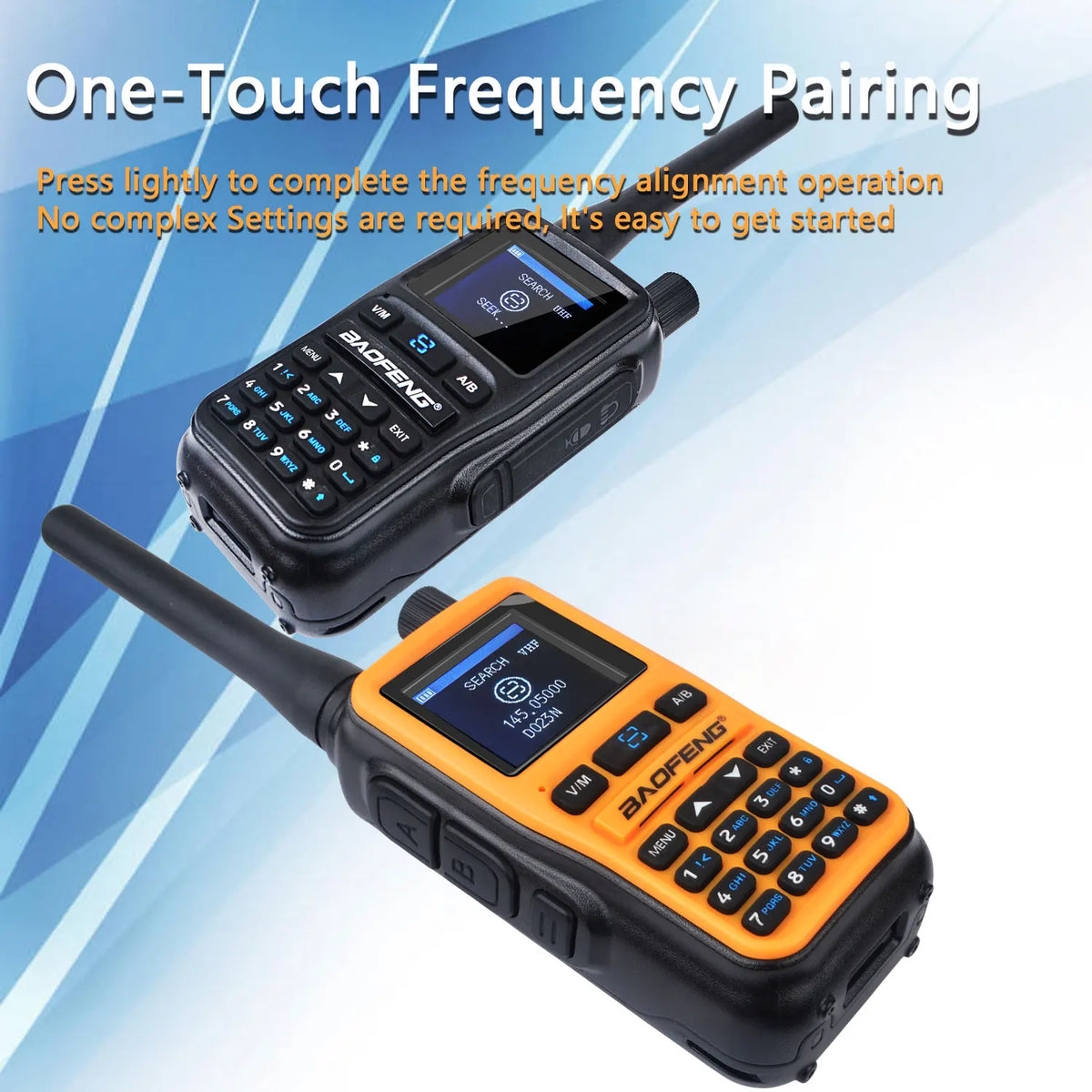 2PCS/Pack Baofeng UV-5R Mini Dual Band Dual PTT Walkie Talkie 5RMINI Air Band Rx 5W Compact  VOX FM Amateur Radio Type-C Charge