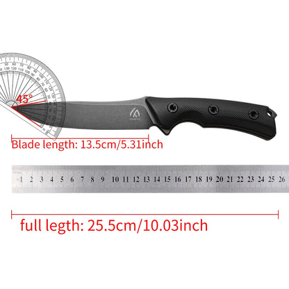 High Quality Steel Fixed Blade Outdoor Knife Emergency Portable Camping Tool