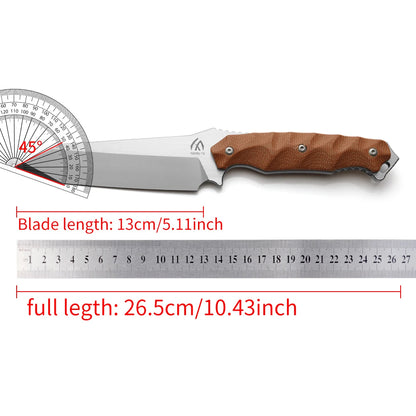 High Quality Steel Fixed Blade Outdoor Knife Emergency Portable Camping Tool Small Size Gifts for Men