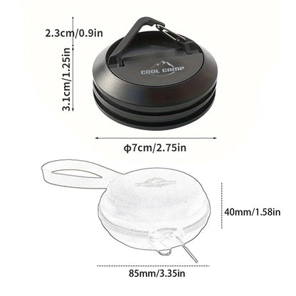 Outdoor Magnetic Hook Storage Bag Set, No-Drill Magnetic Hooks and Storage Bag, Suitable for Camping Tents, Lamps, Etc.
