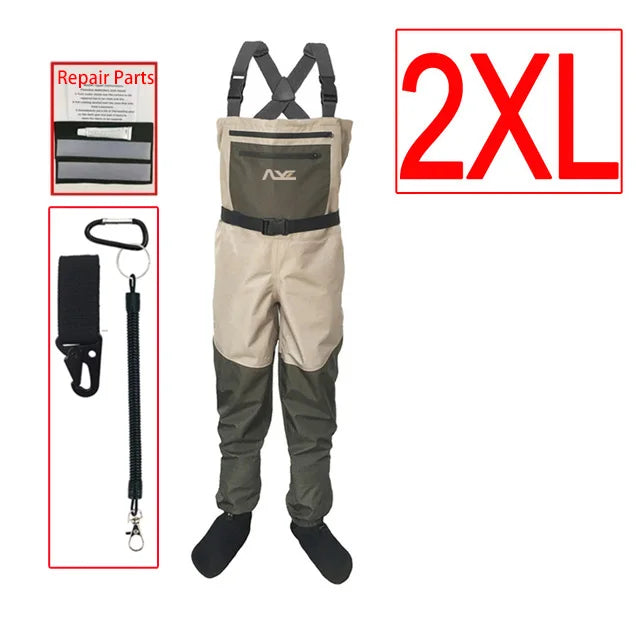 Fly Fishing Waders, Neoprene Socks Fishing Waders, Wading Pants, Fishing Hunting Clothes, Chest Fishing Shoes, Overalls