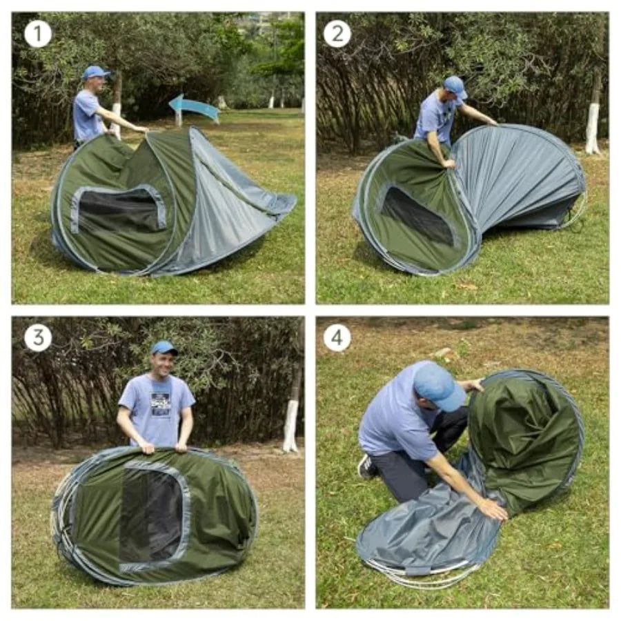 Summit Quick-Deploy Pop-Up Camping Tent – Waterproof & Ready in Seconds