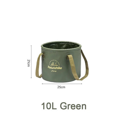 Naturehike Handheld Bucket Outdoor Foldable Waterproof Bucket Portable Multifunctional Travel Camping Fishing Storage Bucket