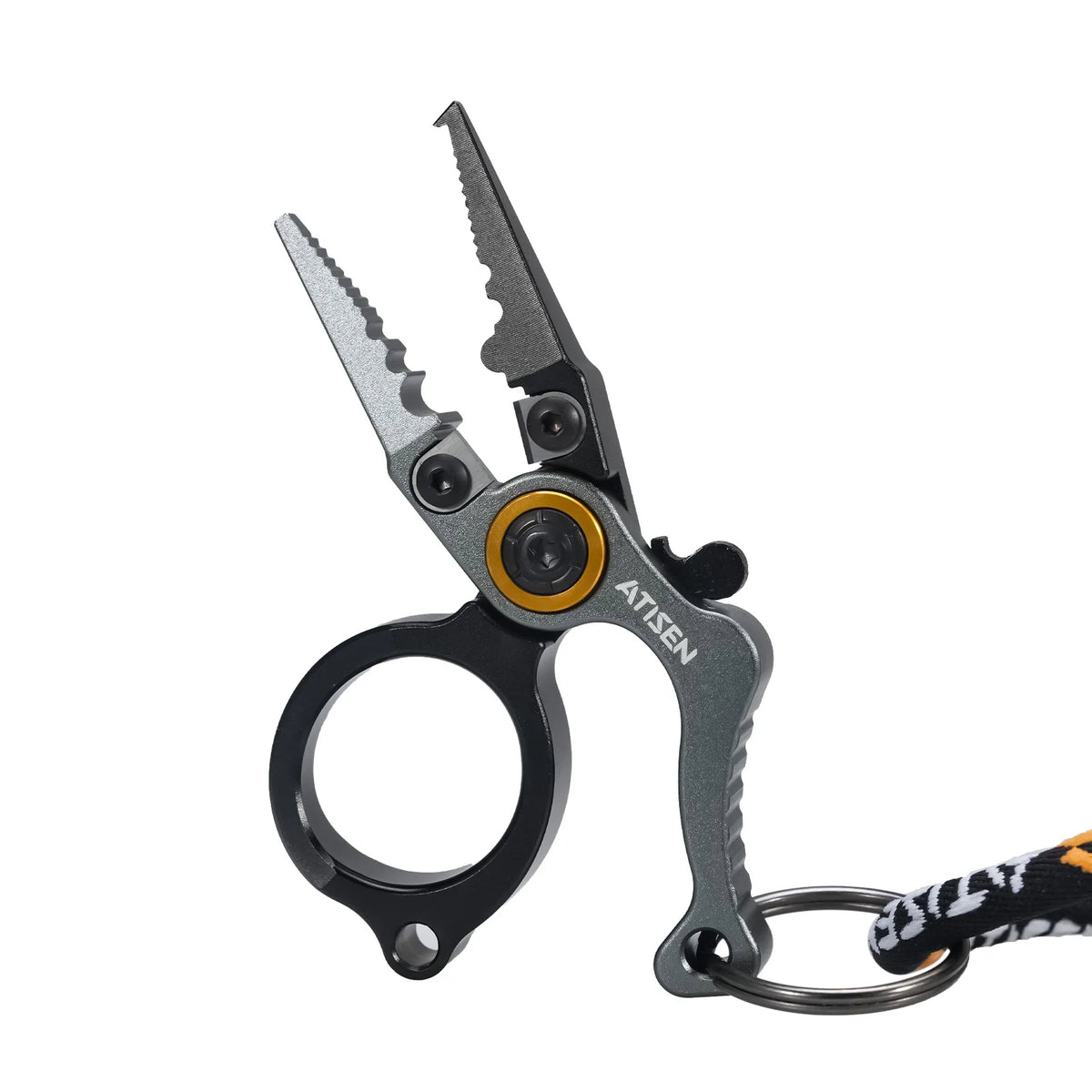 Essential for Anglers! Portable Mini Aluminum Alloy Pliers, a Fishing 'Treasure Box' That Can Be Cutting, Clamping and Twisting