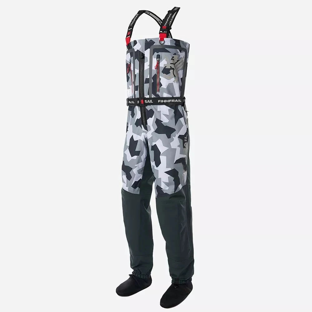 HARD-TEX®  Fly Fishing Chest Waders  Waterproof Stocking Foot River Hunting ATV Kayak Men SPEEDMASTER Wader Pants