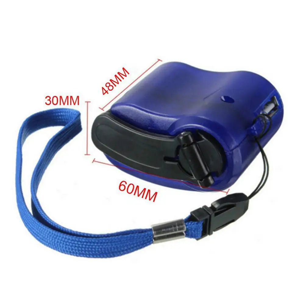 EDC Hand Crank USB Emergency Charger Manual Power Generator Outdoor Survival Tool For Camping Hiking Travel Hand Powered Charger