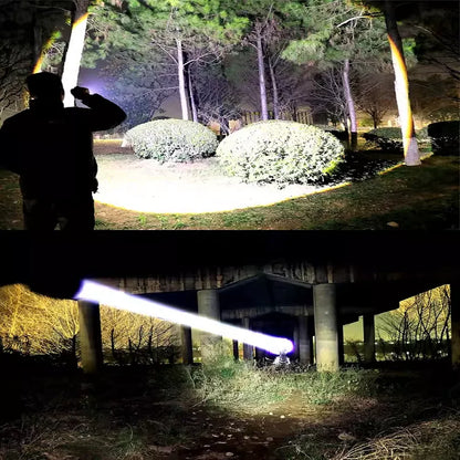2026 NEW LED Handheld Flashlight Ultra-Bright 780000000LM 15000mAh USB Rechargeable High Strong Power Led Tactical Lantern