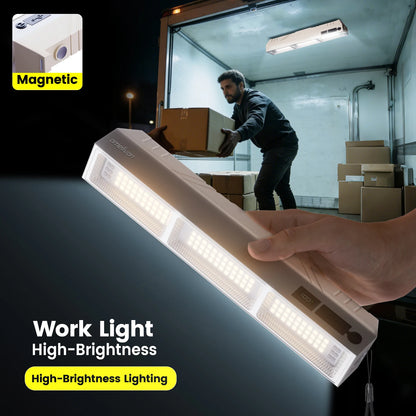 Multifunctional, High-Brightness, Short Led Emergency Light, Compact and Portable, with Multiple Dimming Modes, High-Brightness Illumination + USB Long-Lasting Battery Life, with a Small Flashlight on the Side, Smart Power Di