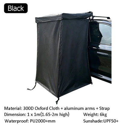 Free Shipping Car Shower Tent Portable Foldable Vehicle Side Bath Tent Camping Easy Setup SUV Changing Room Toilet Shower Tent