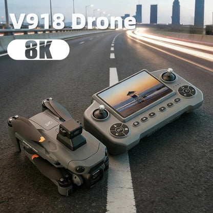 Original V918 3S GPS Drone 8K Professional Camera Aerial FPV Brush power Laser Obstacle with Large Screen RC Folding 2026
