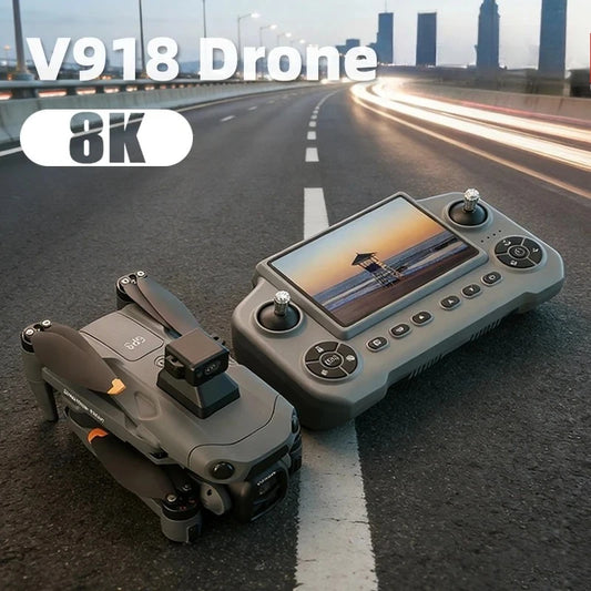 Original V918 3S GPS Drone 8K Professional Camera Aerial FPV Brush power Laser Obstacle with Large Screen RC Folding 2026