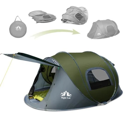 Summit Quick-Deploy Pop-Up Camping Tent – Waterproof & Ready in Seconds