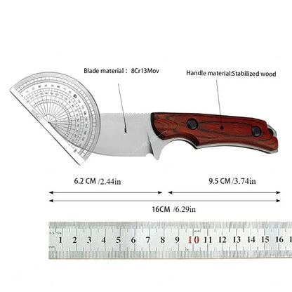 BM 15017 High Hardness Fixed Blade Knife Durable 8Cr13Mov Steel Blade Outdoor Camping Fishing Tool EDC cutting Knife