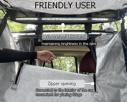 Free Shipping Car Shower Tent Portable Foldable Vehicle Side Bath Tent Camping Easy Setup SUV Changing Room Toilet Shower Tent