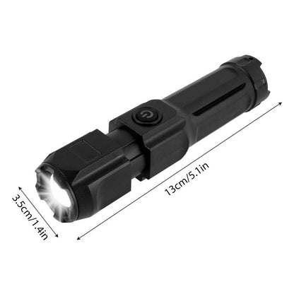 New 1/2/4Pcs Powerful LED Flashlight Rechargeable USB Lasting Zoom Fishing Hunting Camping 3 Modes Tactical Flashlight LED Torch