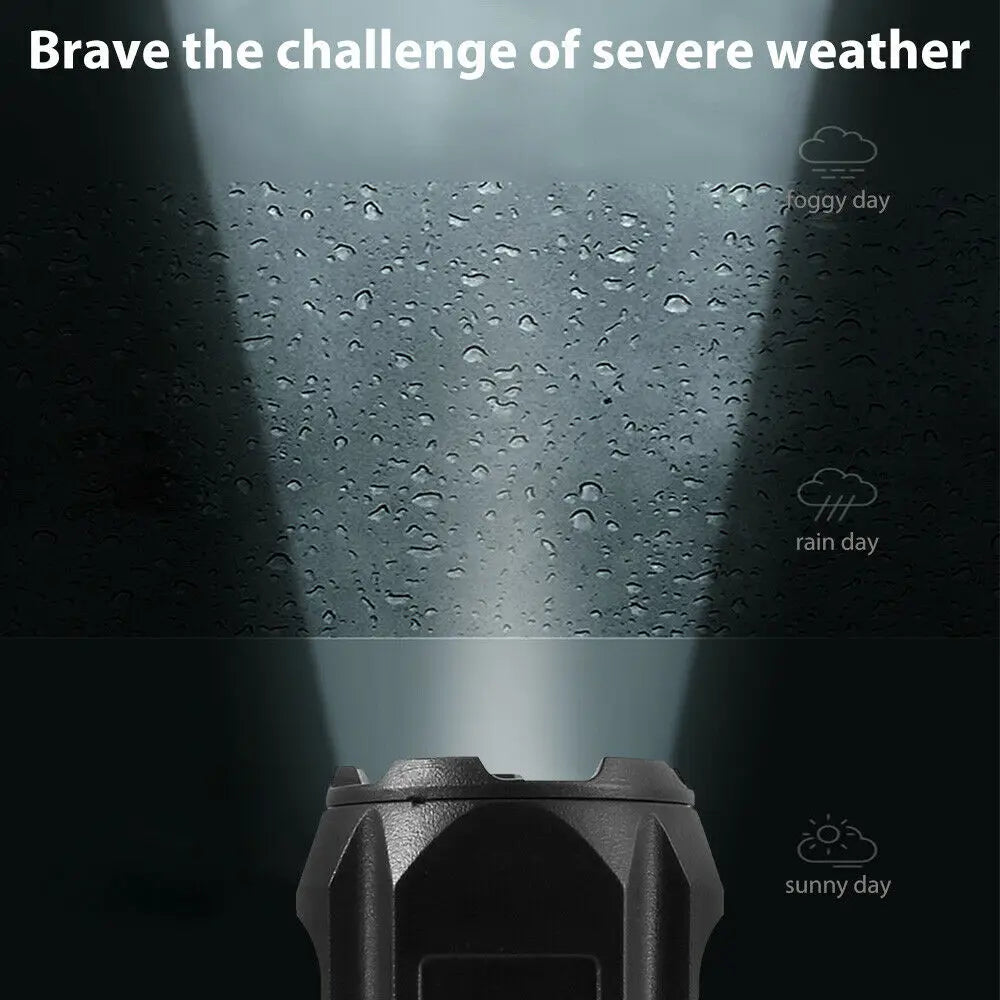 New 1/2/4Pcs Powerful LED Flashlight Rechargeable USB Lasting Zoom Fishing Hunting Camping 3 Modes Tactical Flashlight LED Torch