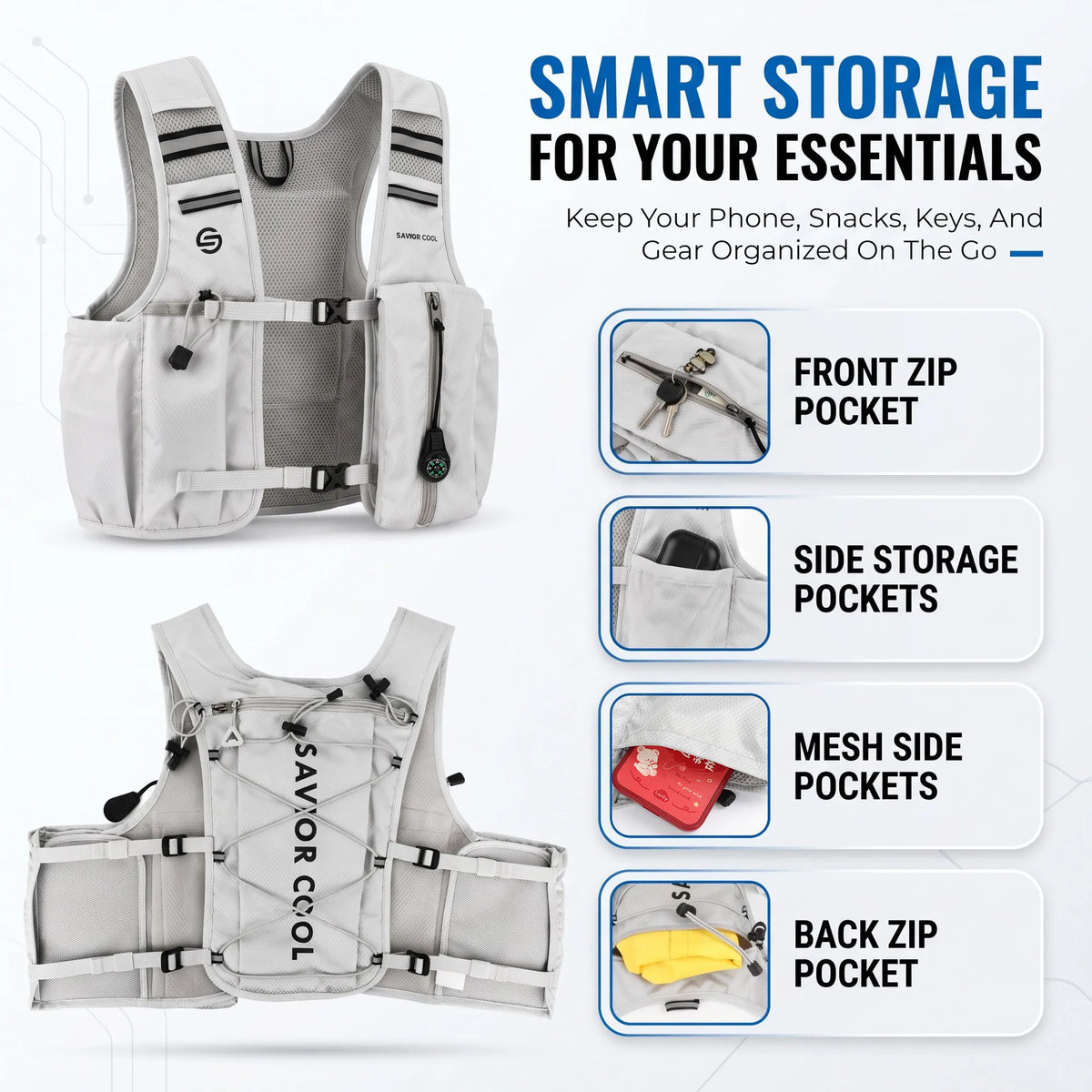 Savior Tactical Cooling Vest Refrigeration AC Suit with Constant Temperature Technology And Water Bladder for Summer Heat Relief