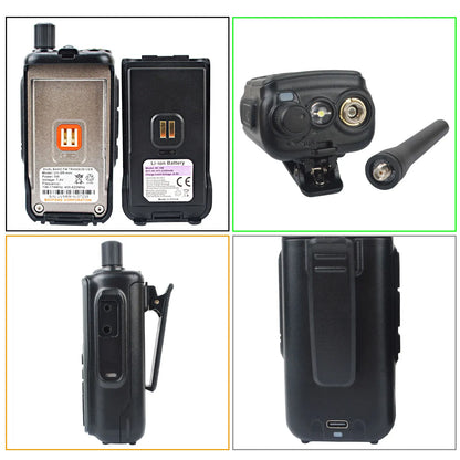 Baofeng UV-5R Mini Dual-Band Walkie Talkies – 2-Pack, 5W, Dual PTT, VOX, FM & Air Band RX, Type-C Charging