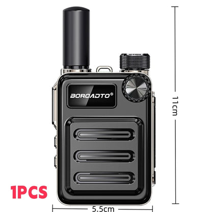 High Power Walkie Talkie with Noise Reduction Clear Sound One-Click Pairing Long Standby And Strong Penetration for Outdoor Comm