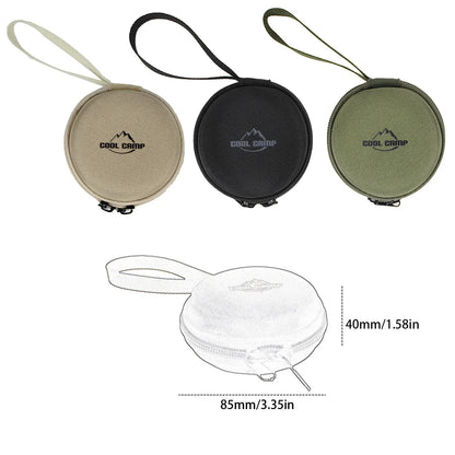 Outdoor Magnetic Hook Storage Bag Set, No-Drill Magnetic Hooks and Storage Bag, Suitable for Camping Tents, Lamps, Etc.