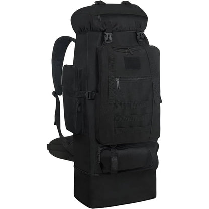 1pc 90L Hiking Daypack Backpack Expandable Waterproof Rucksack for Camping Outdoor Sport Traveling Large Capacity Sport