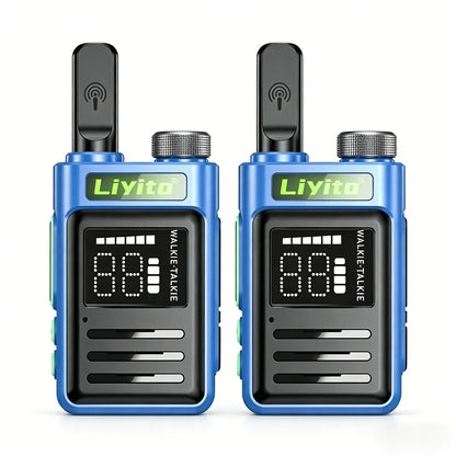Motolola Mini Two Way Radio 2 Pack Walkie Talkie Long Range Rechargeable Durable for Camping Hiking Outdoor Adventure COD Radio