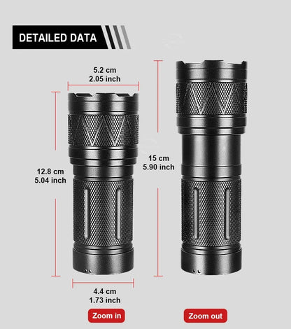 2026 NEW LED Handheld Flashlight Ultra-Bright 780000000LM 15000mAh USB Rechargeable High Strong Power Led Tactical Lantern