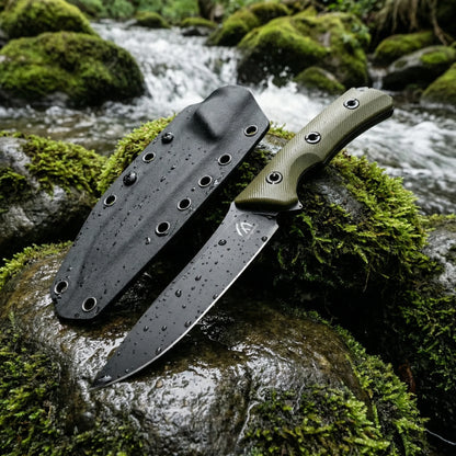 High Quality Steel Fixed Blade Outdoor Knife Emergency Portable Camping Tool