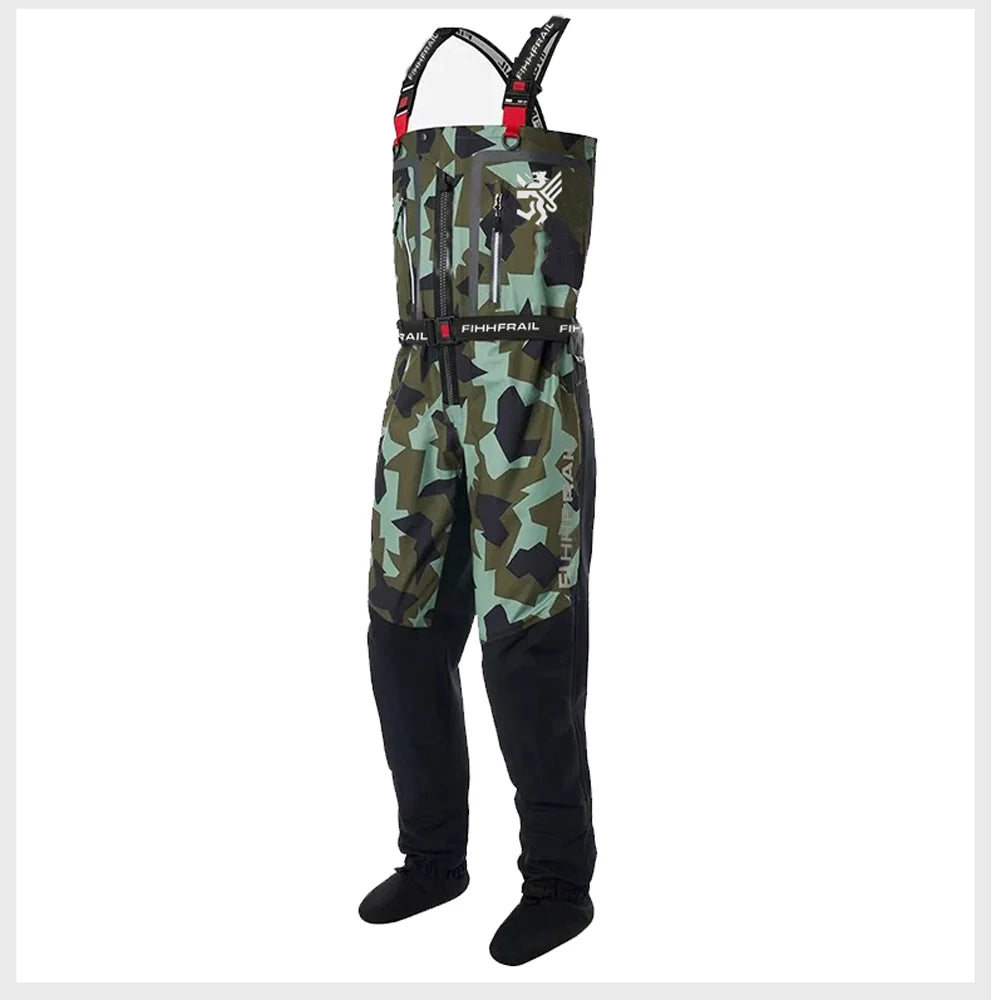 HARD-TEX®  Fly Fishing Chest Waders  Waterproof Stocking Foot River Hunting ATV Kayak Men SPEEDMASTER Wader Pants