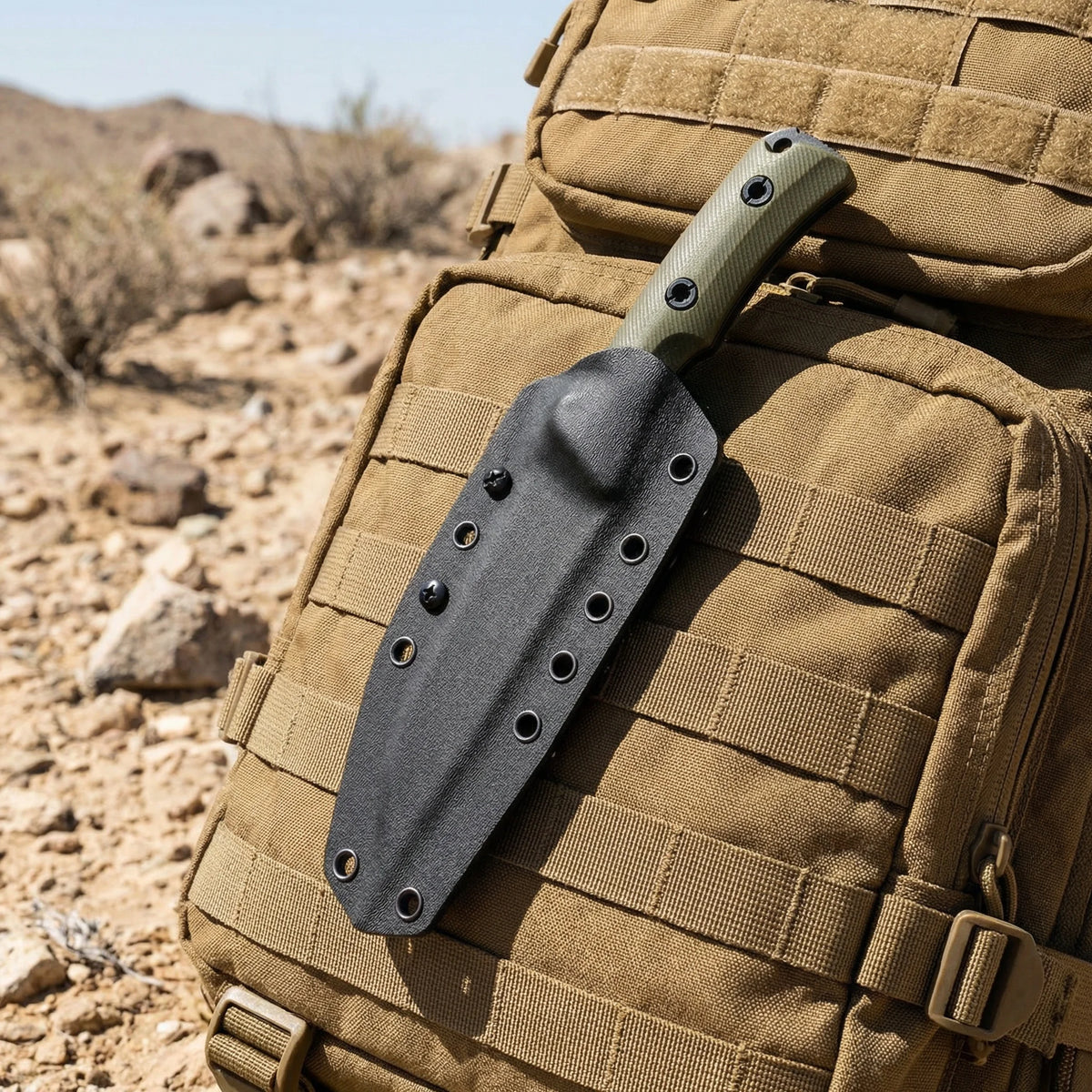 High Quality Steel Fixed Blade Outdoor Knife Emergency Portable Camping Tool