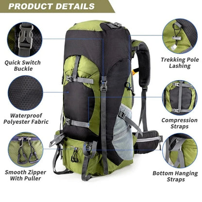 70L 90L Military Tactical Backpack Large Capacity 3 Day Assault Pack Rucksacks Sports Entertainment