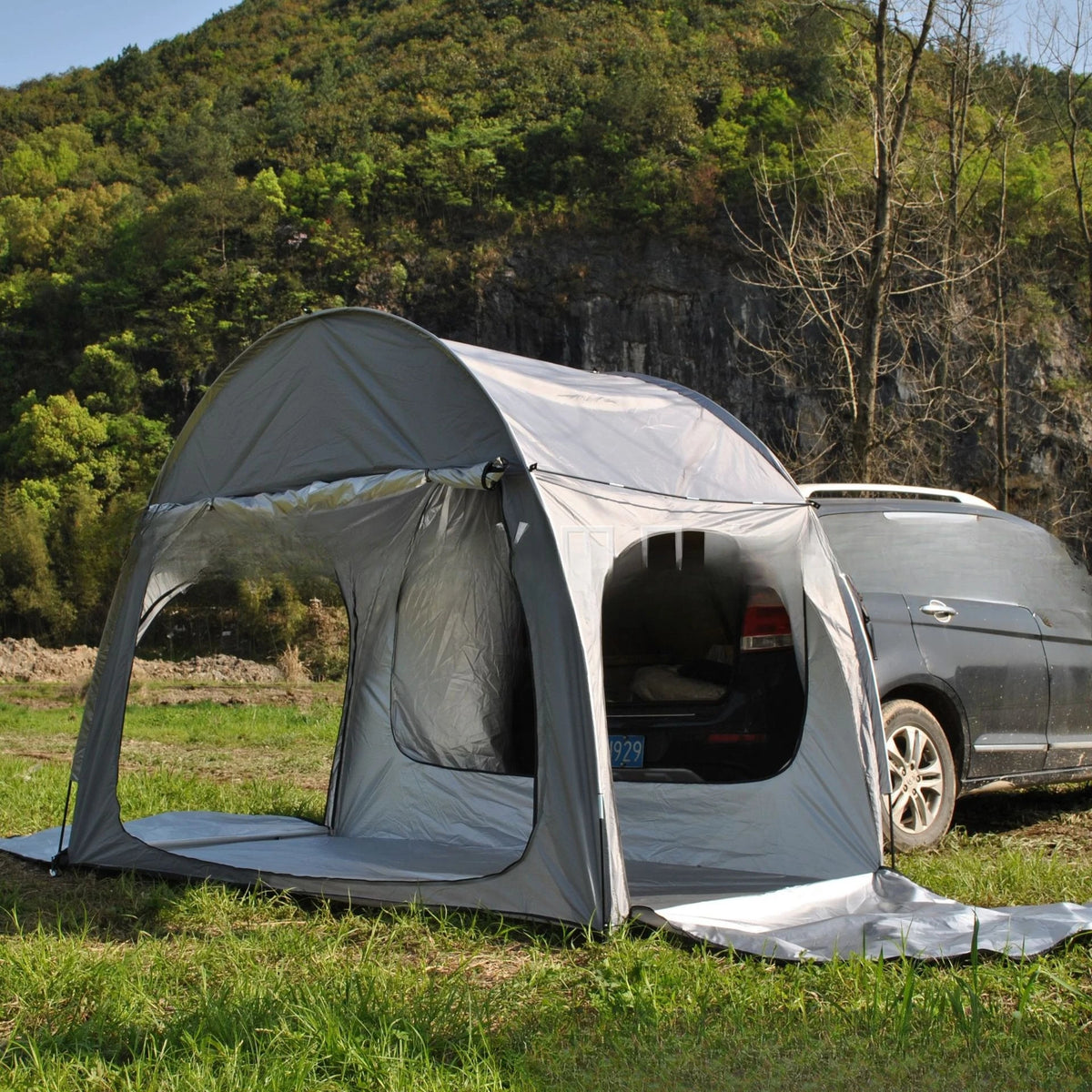 Rain Cover Multi-Functional SUV Tail Tent (Double-Layer, Rainstorm-Proof)