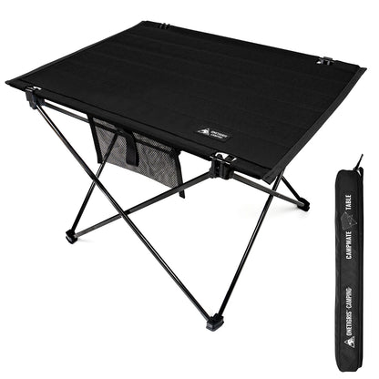 ONETIGRIS Foldable Camping Table, Lightweight Portable Table Sturdy & Quick Setup, Holds Up to 66 lbs, Perfect for Camping, Hiking, Backpacking, Picnic, Beach, Travel
