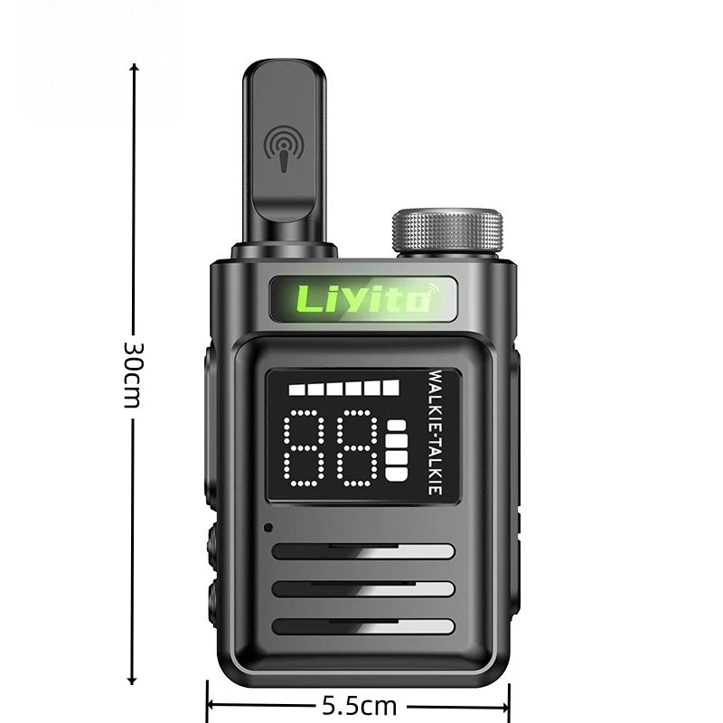 Motolola Mini Two Way Radio 2 Pack Walkie Talkie Long Range Rechargeable Durable for Camping Hiking Outdoor Adventure COD Radio