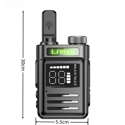 Motolola Mini Two Way Radio 2 Pack Walkie Talkie Long Range Rechargeable Durable for Camping Hiking Outdoor Adventure COD Radio