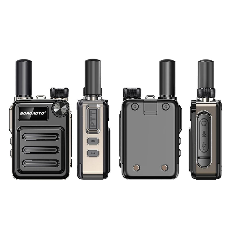 5W Mini UHF Walkie Talkie – 16-Channel Two-Way Radio, 400–470MHz, Long Standby, Portable Handheld Transceiver