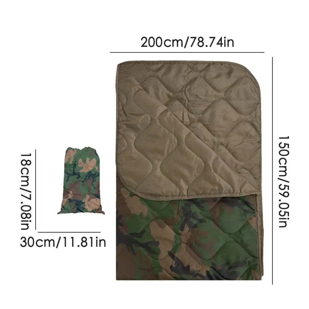 Down Camping Blanket Outdoor Travel Blanket Windproof Multifunctional Warm Quilt For Cold Weather Lightweight Backpacking Quilt