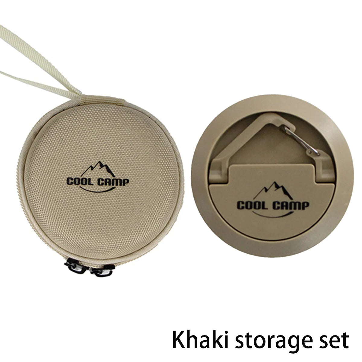 Outdoor Magnetic Hook Storage Bag Set, No-Drill Magnetic Hooks and Storage Bag, Suitable for Camping Tents, Lamps, Etc.