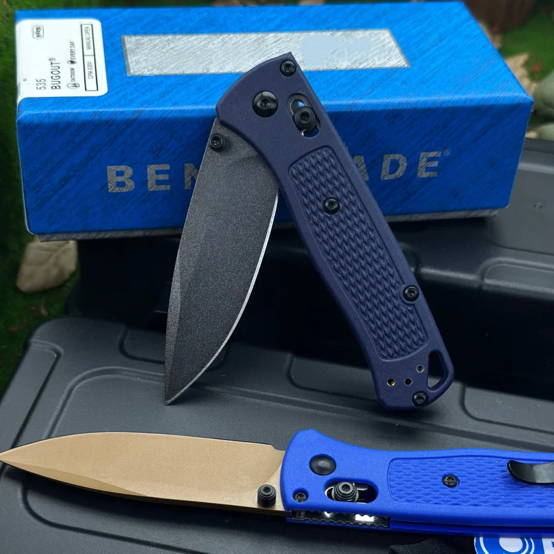 Bugout BM 535 EDC Knife, S30V Blade Wear-resistant Nylon Fiber Grip, US In Stock Quick Delivery For Hunting Survival Tasks