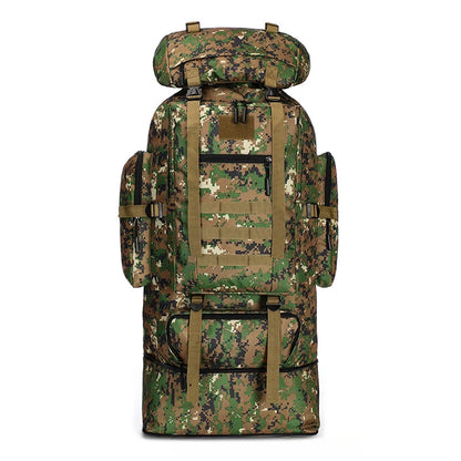 1pc 90L Hiking Daypack Backpack Expandable Waterproof Rucksack for Camping Outdoor Sport Traveling Large Capacity Sport