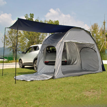 Rain Cover Multi-Functional SUV Tail Tent (Double-Layer, Rainstorm-Proof)